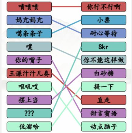 《汉字找茬王》连线疆普3怎么过