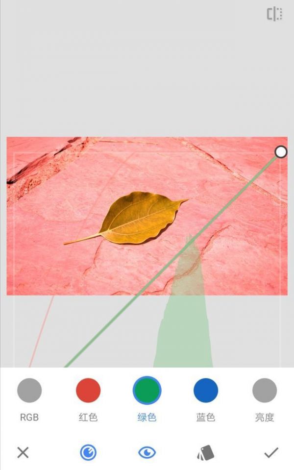 Snapseed怎么让叶子变色的操作方法