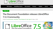 LibreOffice版本更新