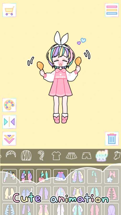 抖音少女心Pastel Girl全服装解锁最新中文修改版下载 v2.5.61